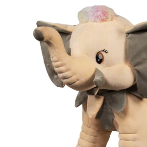 راکر فیل کودک چوبی کرم -اسباب بازی